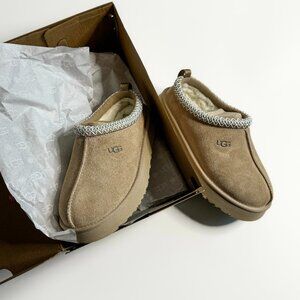 UGG Tazz Slipper Sand Kids 4Y - New - Fast Ship - 1143776K